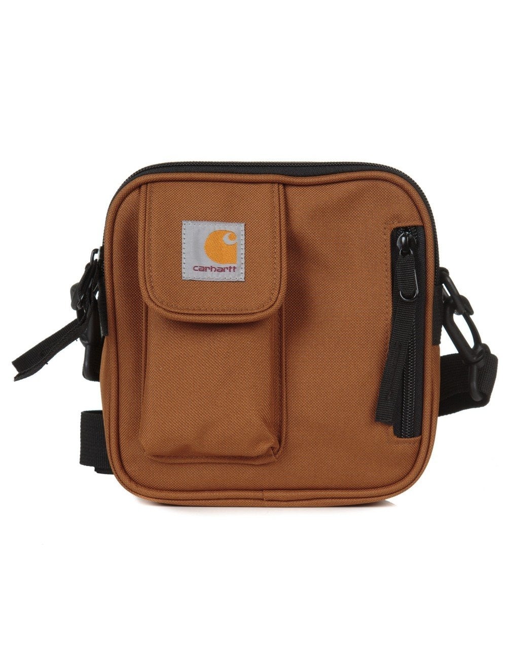 CARHARTT WIP: Carhartt crossbody bag with logo - Brown  Carhartt Wip  shoulder bag I006285 online at