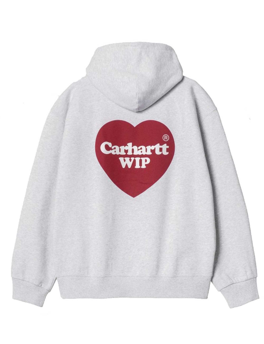 Heart Hooded Sweat - Ash Heather