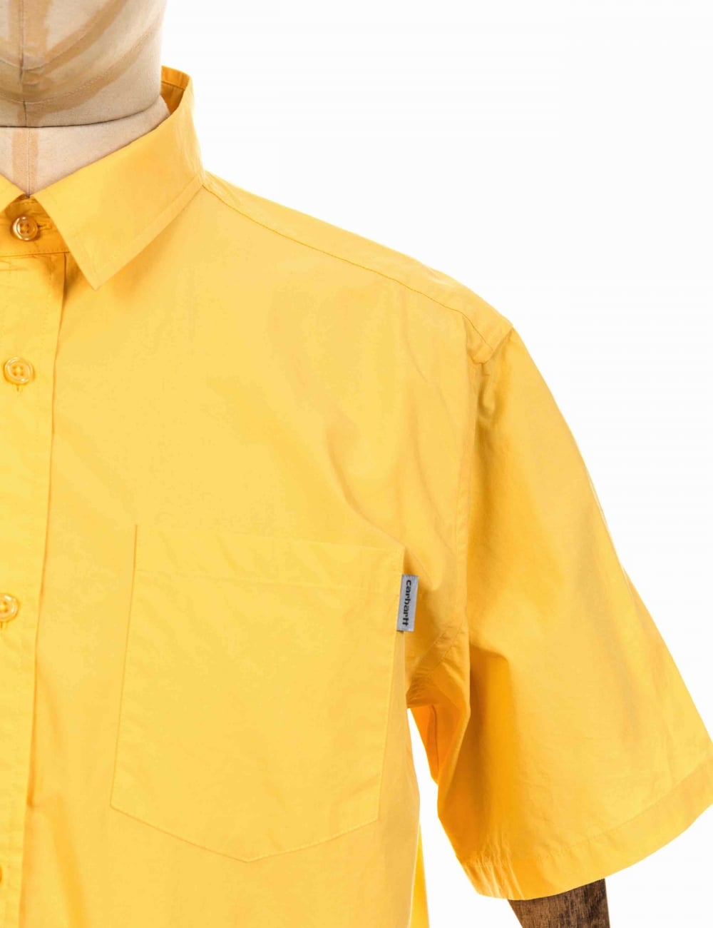 Carhartt WIP Master short sleeve shirt in yellow