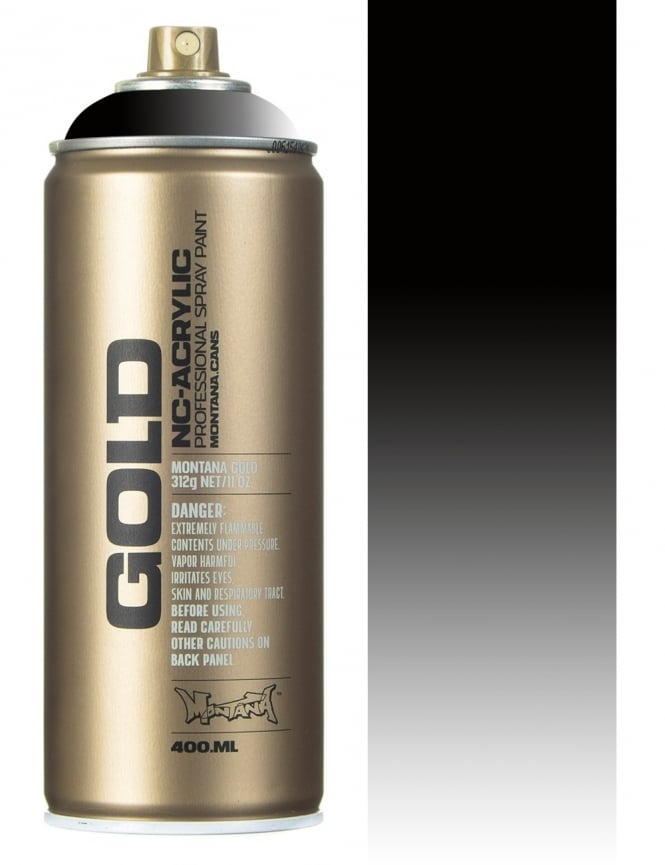 Spray Paint 400ml - Transparent Black T9000